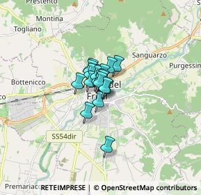 Mappa Via Borgo di Ponte, 33043 Cividale del Friuli UD, Italia (0.64)