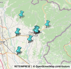 Mappa Via Borgo di Ponte, 33043 Cividale del Friuli UD, Italia (4.76286)