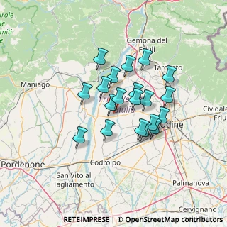 Mappa 33030 Coseano UD, Italia (10.3595)