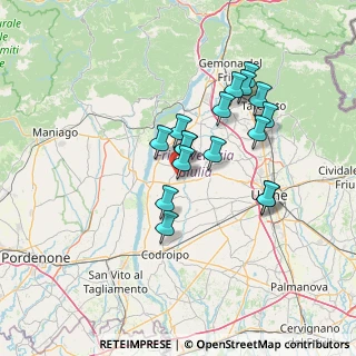 Mappa 33030 Coseano UD, Italia (11.57706)