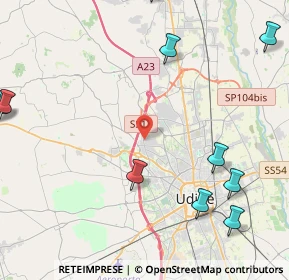 Mappa Tavagnacco, 33010 Colugna UD, Italia (6.54077)