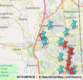 Mappa Tavagnacco, 33010 Colugna UD, Italia (2.57267)