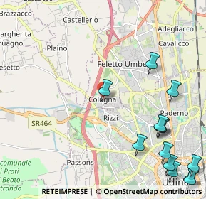 Mappa Piazza Giuseppe Garibaldi, 33010 Colugna UD, Italia (2.99846)