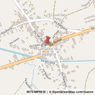 Mappa Via Umberto I, 12, 33030 San Vito di Fagagna, Udine (Friuli-Venezia Giulia)