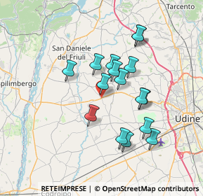 Mappa Via Umberto I, 33030 San Vito di Fagagna UD, Italia (5.9825)