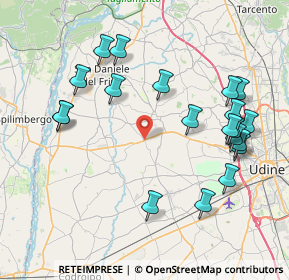 Mappa Via Umberto I, 33030 San Vito di Fagagna UD, Italia (8.663)