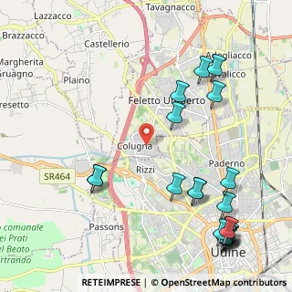 Mappa Via Chiavris, 33100 Tavagnacco UD, Italia (2.77)