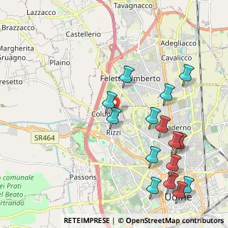 Mappa Via Chiavris, 33100 Tavagnacco UD, Italia (2.4)