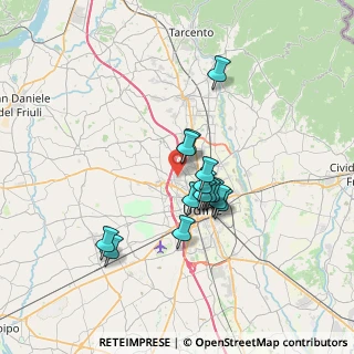 Mappa Via Chiavris, 33100 Tavagnacco UD, Italia (5.25929)