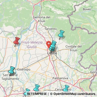 Mappa Via Chiavris, 33100 Tavagnacco UD, Italia (24.64333)