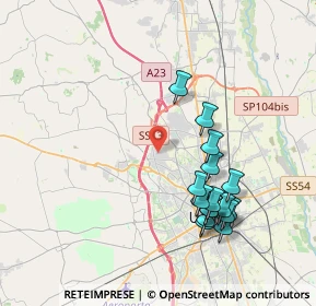 Mappa 33010 Colugna UD, Italia (3.88688)