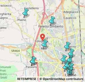 Mappa 33010 Colugna UD, Italia (2.81929)