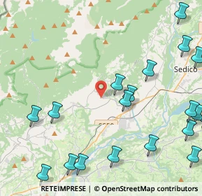 Mappa Via Villa di Pria, 32035 Santa Giustina BL, Italia (5.971)