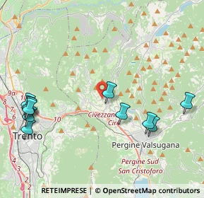 Mappa Via della Madonna Nera, 38045 Civezzano TN, Italia (4.93909)