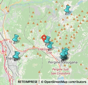 Mappa Via della Madonna Nera, 38045 Civezzano TN, Italia (4.37417)