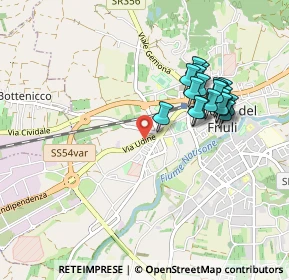 Mappa Via Udine, 33043 Cividale del Friuli UD, Italia (0.8655)