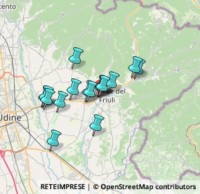 Mappa Via Udine, 33043 Cividale del Friuli UD, Italia (5.0175)