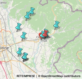Mappa Via Udine, 33043 Cividale del Friuli UD, Italia (6.74769)