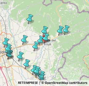 Mappa Via Udine, 33043 Cividale del Friuli UD, Italia (9.63)