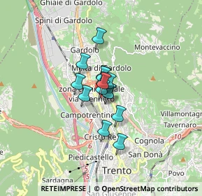 Mappa Via Zambra, 38121 Trento TN, Italia (0.80067)