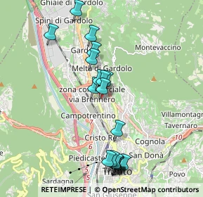 Mappa Via Zambra, 38121 Trento TN, Italia (1.93105)