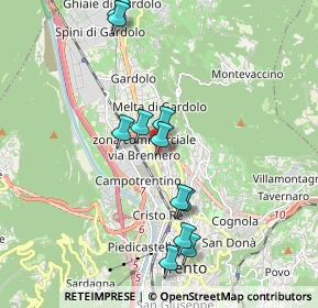 Mappa Via Zambra, 38121 Trento TN, Italia (1.80455)