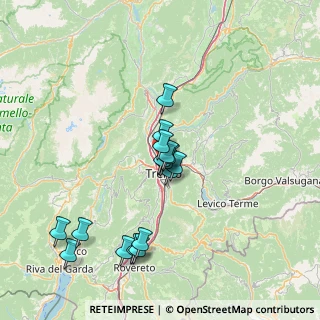 Mappa Via Zambra, 38121 Trento TN, Italia (13.345)