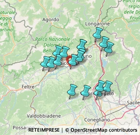 Mappa Via Pian di Limana, 32020 Limana BL, Italia (10.75556)