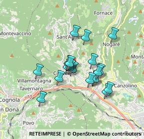 Mappa Via Alcide De Gasperi, 38045 Civezzano TN, Italia (1.2995)