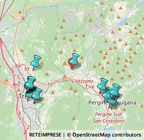 Mappa Via Alcide De Gasperi, 38045 Civezzano TN, Italia (4.89889)