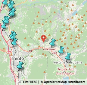 Mappa 38045 Civezzano TN, Italia (6.5)