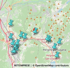 Mappa Via Alcide De Gasperi, 38045 Civezzano TN, Italia (4.93125)