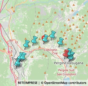 Mappa Via Alcide De Gasperi, 38045 Civezzano TN, Italia (4.12615)