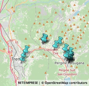 Mappa Via Alcide De Gasperi, 38045 Civezzano TN, Italia (3.9805)