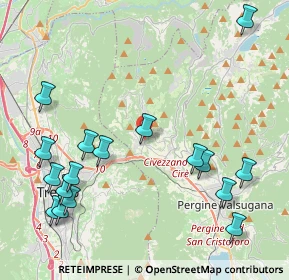 Mappa 38045 Civezzano TN, Italia (5.08471)