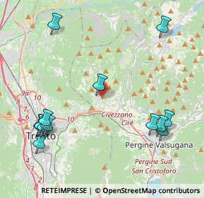 Mappa Via Alcide De Gasperi, 38045 Civezzano TN, Italia (5.11538)