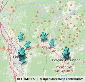 Mappa Via Alcide De Gasperi, 38045 Civezzano TN, Italia (4.36474)