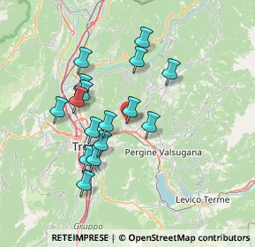 Mappa Via Alcide De Gasperi, 38045 Civezzano TN, Italia (6.27)