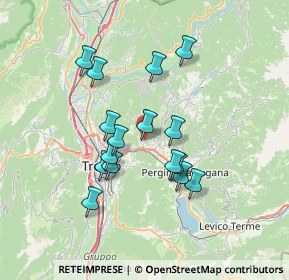 Mappa Via Alcide De Gasperi, 38045 Civezzano TN, Italia (6.01125)