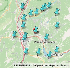 Mappa 38045 Civezzano TN, Italia (8.359)