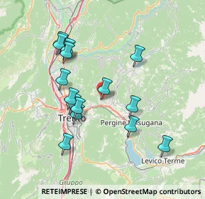Mappa Via Alcide De Gasperi, 38045 Civezzano TN, Italia (7.06375)