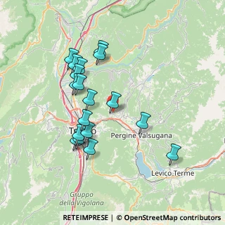 Mappa 38045 Civezzano TN, Italia (6.96611)