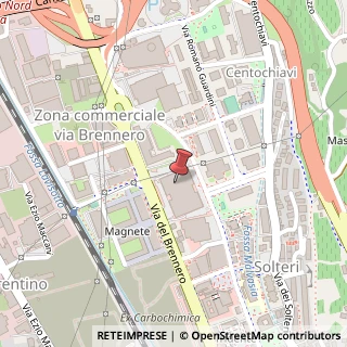 Mappa c/o Centro Commerciale Top Center, Via del Brennero 320, 38122 Trento TN, Italia, 38122 Trento, Trento (Trentino-Alto Adige)