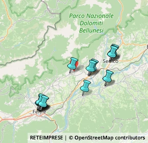 Mappa Via Morzanch, 32035 Santa Giustina BL, Italia (8.026)