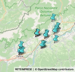 Mappa Via Morzanch, 32035 Santa Giustina BL, Italia (6.2675)