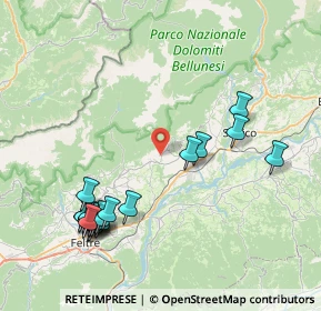 Mappa Via Morzanch, 32035 Santa Giustina BL, Italia (9.1665)