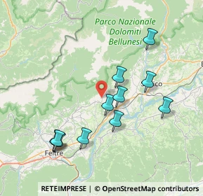 Mappa Via Morzanch, 32035 Santa Giustina BL, Italia (7.37182)