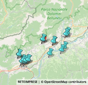 Mappa Via Morzanch, 32035 Santa Giustina BL, Italia (7.715)