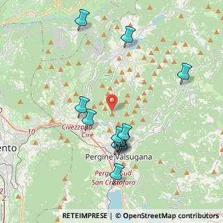 Mappa Via Targa, 38057 Pergine Valsugana TN, Italia (3.86167)