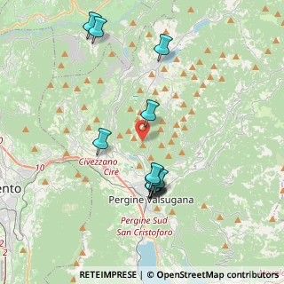 Mappa Via Targa, 38057 Pergine Valsugana TN, Italia (3.745)